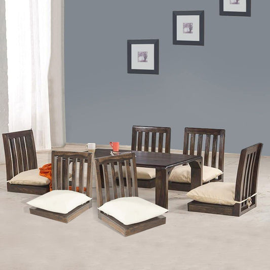 Sheesham Wood Japanese 4 Seater Dining Table