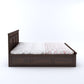 GHROYAL Sheesham Wood Kuber King Size Bed with Hydraulic Storage for Bedroom Home Wooden Double Bed Cot Palang for Living Room and Hotels (Walnut Finish) | 1 Year Warranty