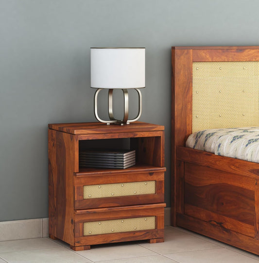 Sheesham Wood Bedside Table